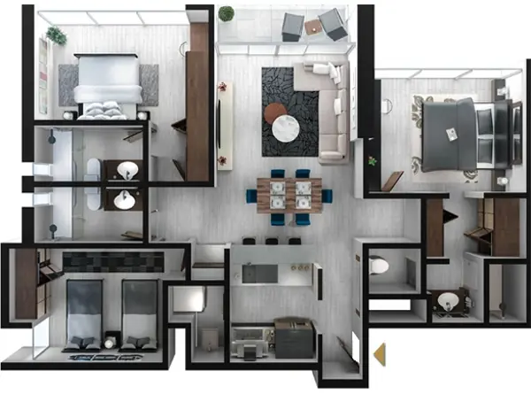 Departamento en venta en Piamonte, El Marqués — foto 2 de 11