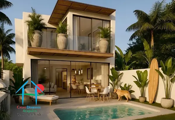 Casa en preventa con 4 recámaras y terraza con alberca privada