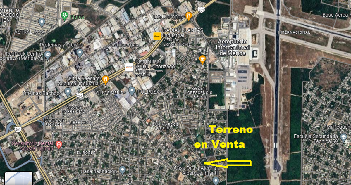 Terreno en venta en El Roble Agricola, Mérida — foto 1 de 3
