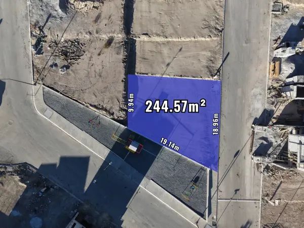 Terreno 244 m² en fraccionamiento al norte de Saltillo