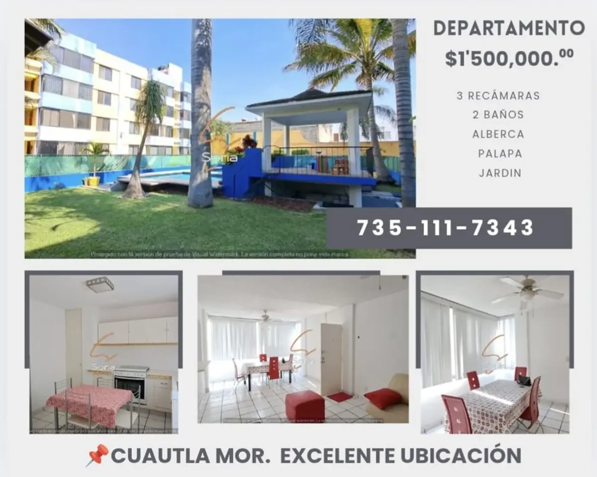 Departamento en venta en Emiliano Zapata, Cuautla — foto 1 de 22