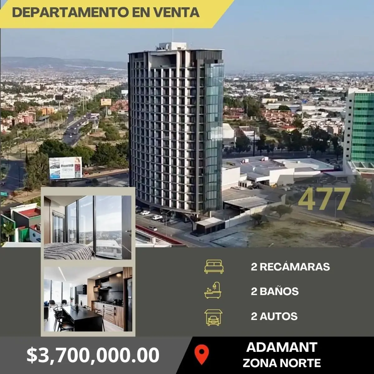 Departamento en venta en Valle del Campestre, León — foto 1 de 15
