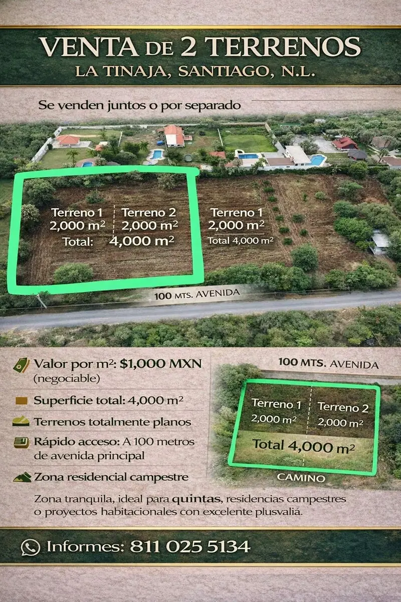 Terreno en venta en La Boca, Santiago — foto 1 de 6