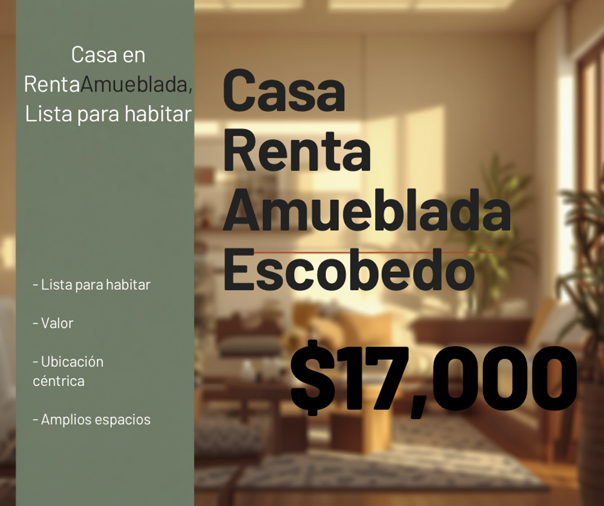 Casa en renta en Ciudad General Escobedo Centro, General Escobedo