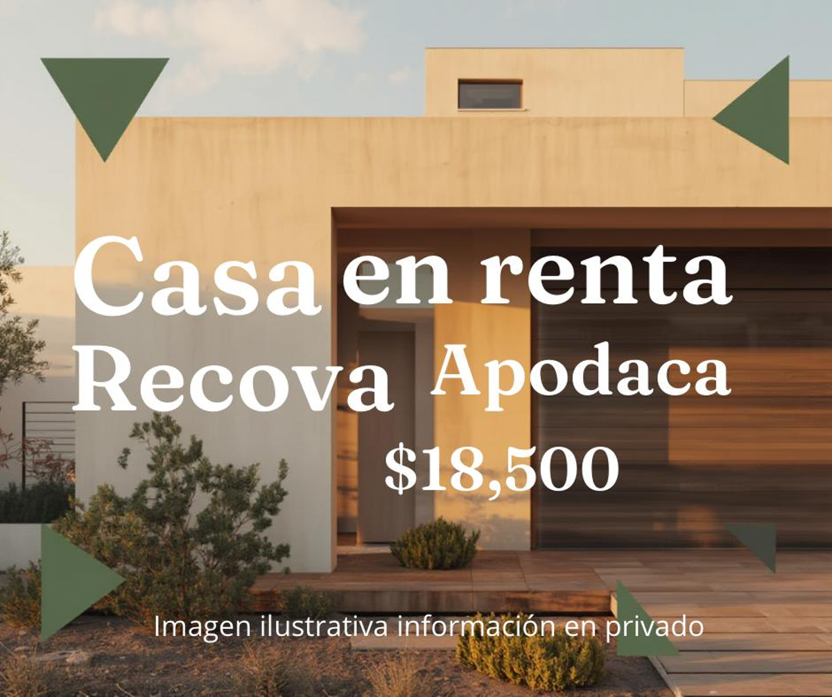 Casa en renta en Recova Residencial, Apodaca