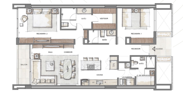 Departamento en Venta en Del Valle, San Pedro Garza García, Nuevo León 2