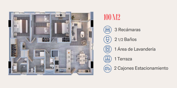Departamento en Venta en Pedregal de Santa Catarina, Santa Catarina, Nuevo León 3