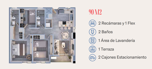 Departamento en Venta en Pedregal de Santa Catarina, Santa Catarina, Nuevo León 3