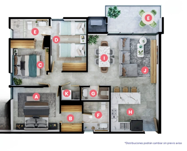 Departamento en Venta en Las Cumbres, Monterrey, Nuevo León 2