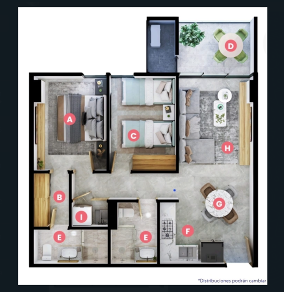 Departamento en Venta en Las Cumbres, Monterrey, Nuevo León 2