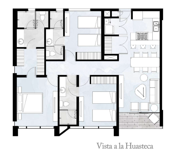 Departamento en Venta en Bosques la Huasteca, Santa Catarina, Nuevo León 2