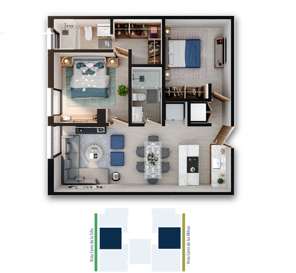 Departamento en Venta en Las Cumbres, Monterrey, Nuevo León 2