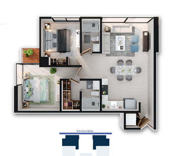 Departamento en Venta en Las Cumbres, Monterrey, Nuevo León 2