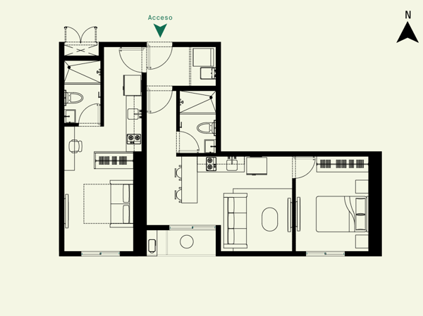 Departamento en Venta en La Banda, Santa Catarina, Nuevo León 2