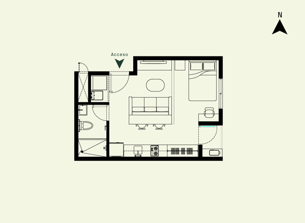 Departamento en Venta en La Banda, Santa Catarina, Nuevo León 2