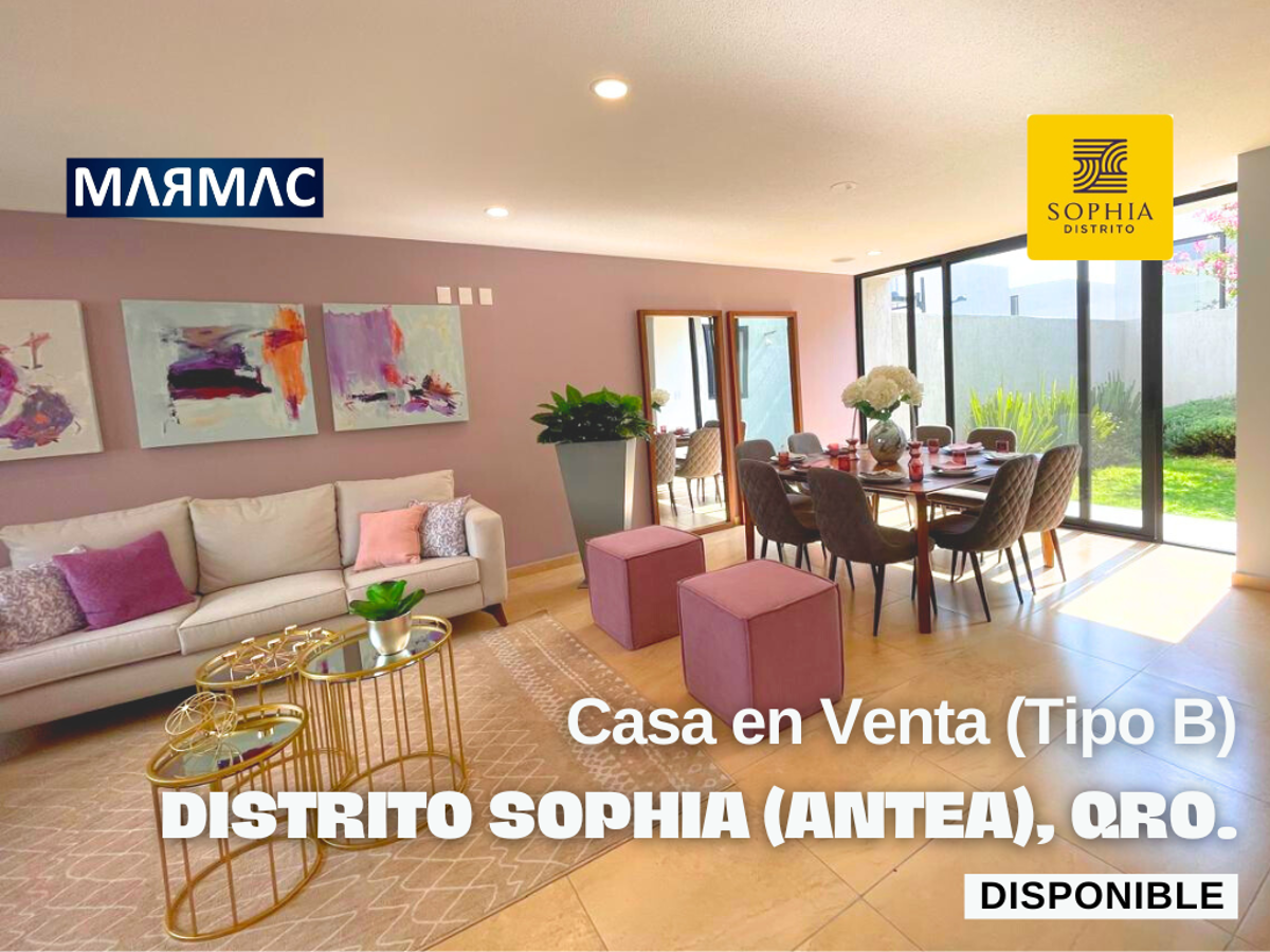 Casa modelo B en Venta | Sophia Distrito (Zona Antea, Jurica - Juriquilla) | Querétaro, Qro, Casa modelo B en Venta | Sophia Distrito (Zona Antea, Jurica - Juriquilla) | Querétaro, Qro,