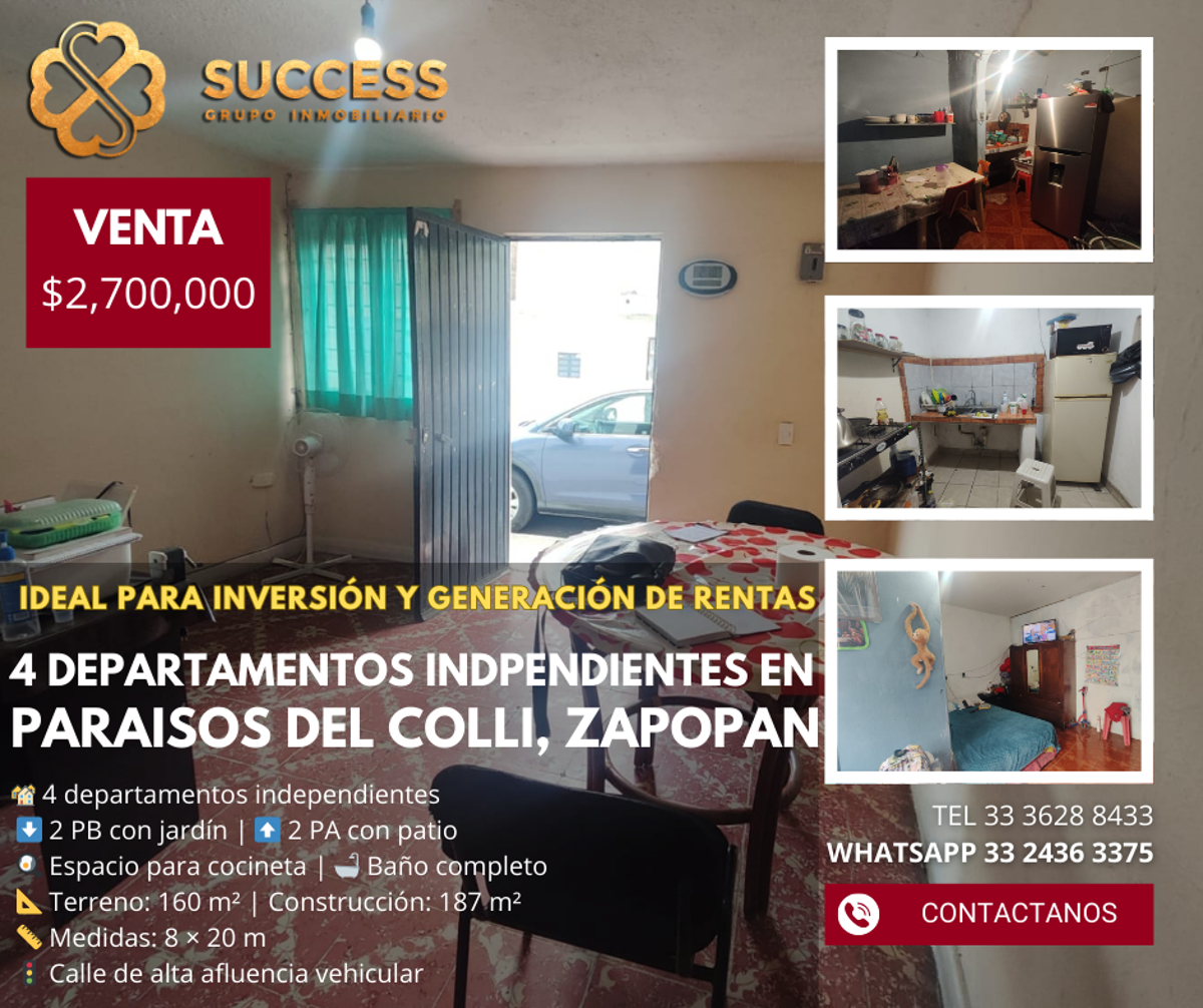 Departamento en venta en Paraisos del Colli, Zapopan — foto 1 de 16