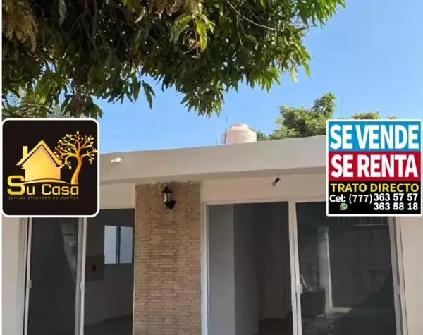 Casa SOLA en venta en Cuernavaca.