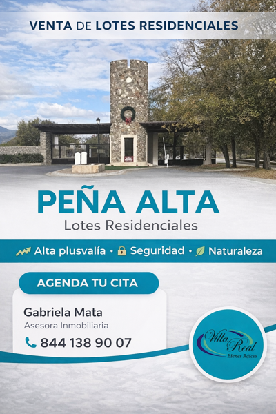 Lotes Residenciales en Venta en Zona Norte de Saltillo