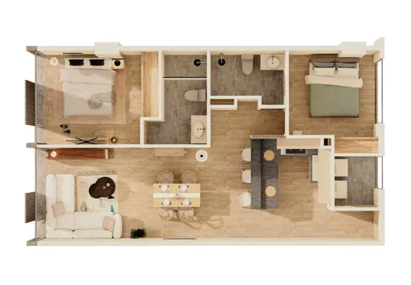 Departamento en venta en Cuauhtemoc, Morelia — foto 3 de 6