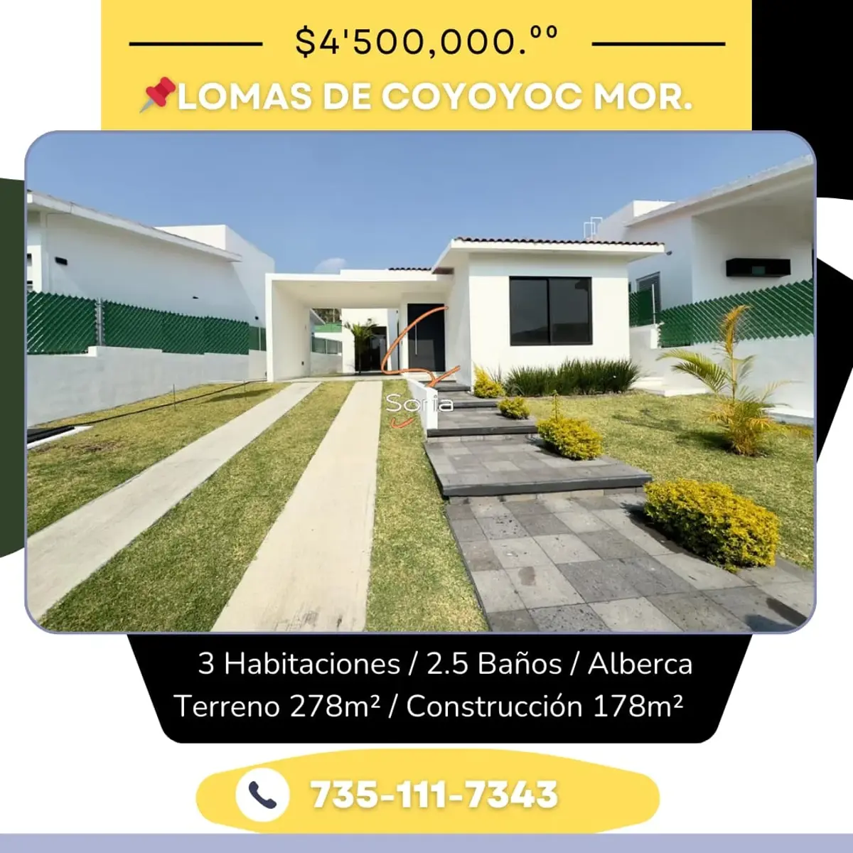 Casa en venta en Lomas de Cocoyoc, Atlatlahucan — foto 1 de 13