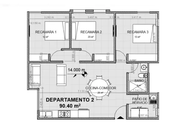 Departamento en venta en Puerto de Buenavista, Morelia — foto 3 de 9