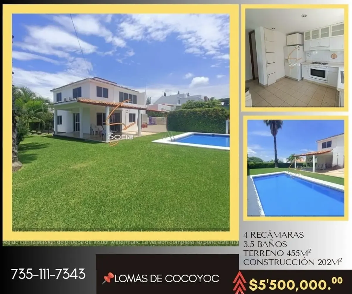 Casa en venta en Lomas de Cocoyoc, Atlatlahucan — foto 1 de 28