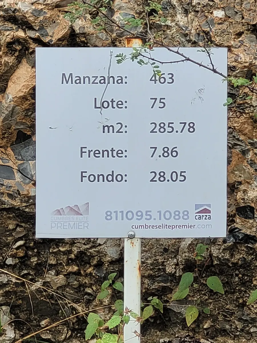 Terreno en venta en Cumbres Elite Premier Privada Santa Helena, Monterrey — foto 1 de 4
