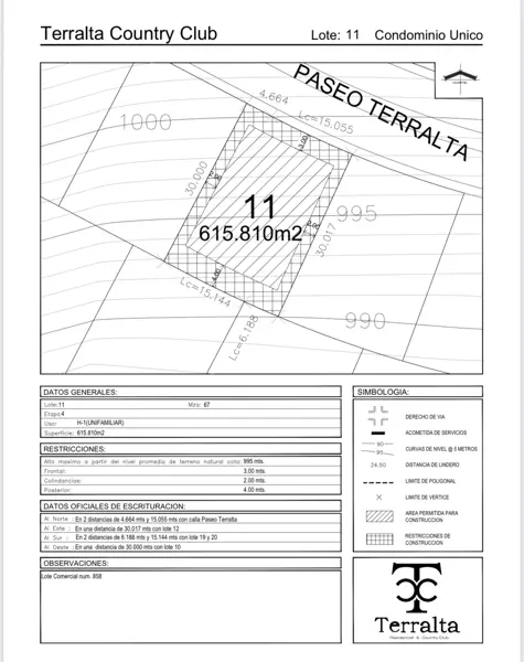 Terreno en venta en Terralta Residencial Country Club, García — foto 2 de 2
