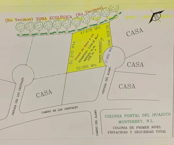 Terreno en venta en Portal del Huajuco, Monterrey — foto 3 de 12