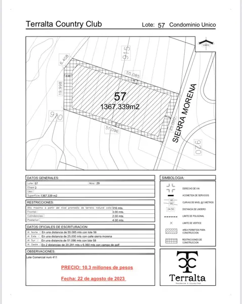 Terreno en venta en Terralta Residencial Country Club, García — foto 3 de 4