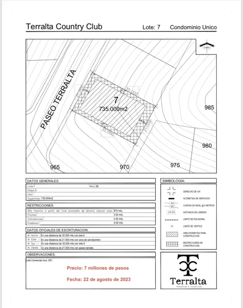Terreno en venta en Terralta Residencial Country Club, García — foto 2 de 4