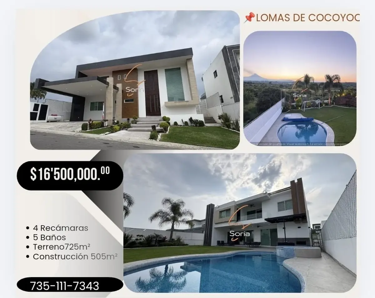 Casa en venta en Lomas de Cocoyoc, Atlatlahucan — foto 1 de 11
