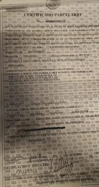 Terreno en venta en Mieleras, Torreón — foto 2 de 3