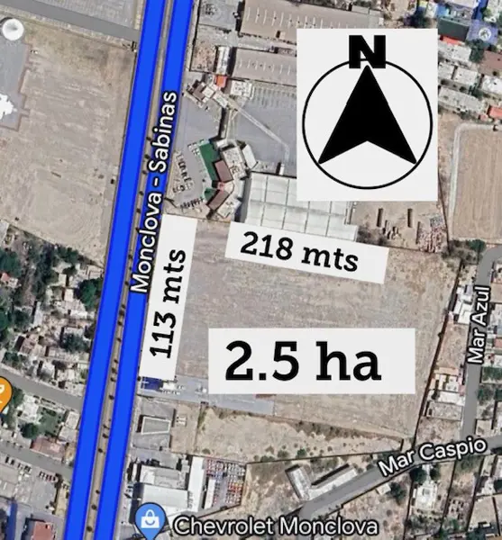 Terreno en renta en Privanzas Monclova Residencial, Monclova — foto 3 de 3