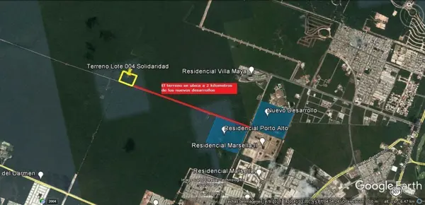 Terreno en venta en Paraíso del Carmen, Playa del Carmen — foto 3 de 7
