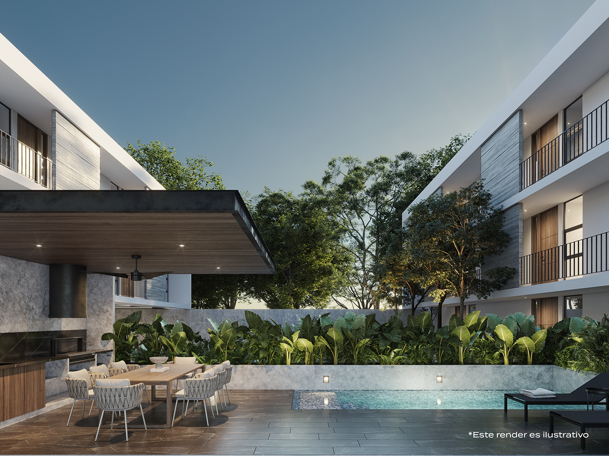 Departamento en venta en Temozon Norte, Mérida — foto 1 de 21
