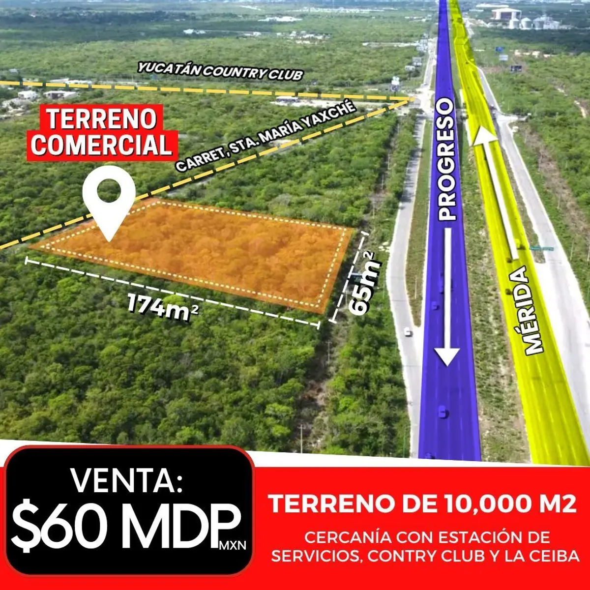 Terreno en venta en Temozon Norte, Mérida — foto 1 de 17