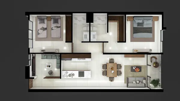 Departamento en venta en Monte Alban, Mérida — foto 2 de 23