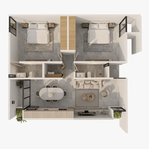 Departamento en venta en Temozon Norte, Mérida — foto 3 de 10