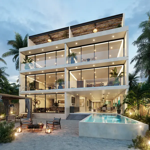 DEPARTAMENTO FRENTE AL MAR, EQUIPADO Y DE LUJO CON PANLES SOLARES EN TELCHAC