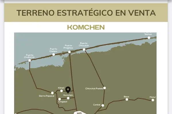 Terreno en venta en Komchen, Mérida — foto 2 de 9