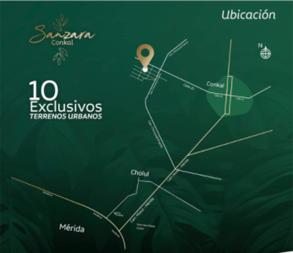VENTA TERRENOS RESIDENCIALES EN CONKAL, MERIDA . VENTA TERRENOS RESIDENCIALES EN CONKAL, MERIDA .