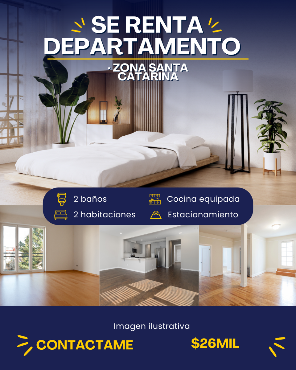 Departamento en renta en Privadas la Huasteca, Santa Catarina