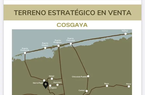 Terreno en venta en Cosgaya, Mérida — foto 2 de 13