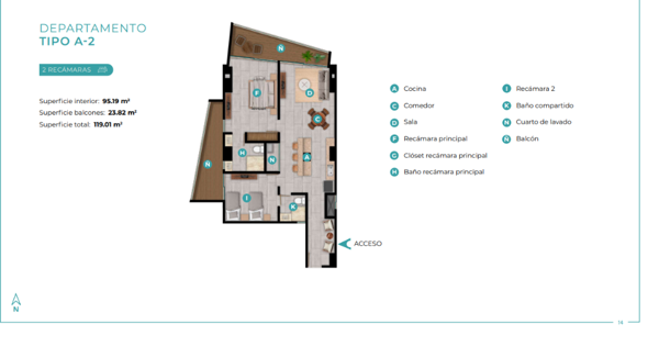 Departamento en venta en Chicxulub Puerto, Progreso — foto 2 de 23