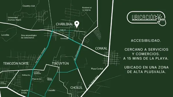 Terreno en venta en Chablekal, Mérida — foto 3 de 10