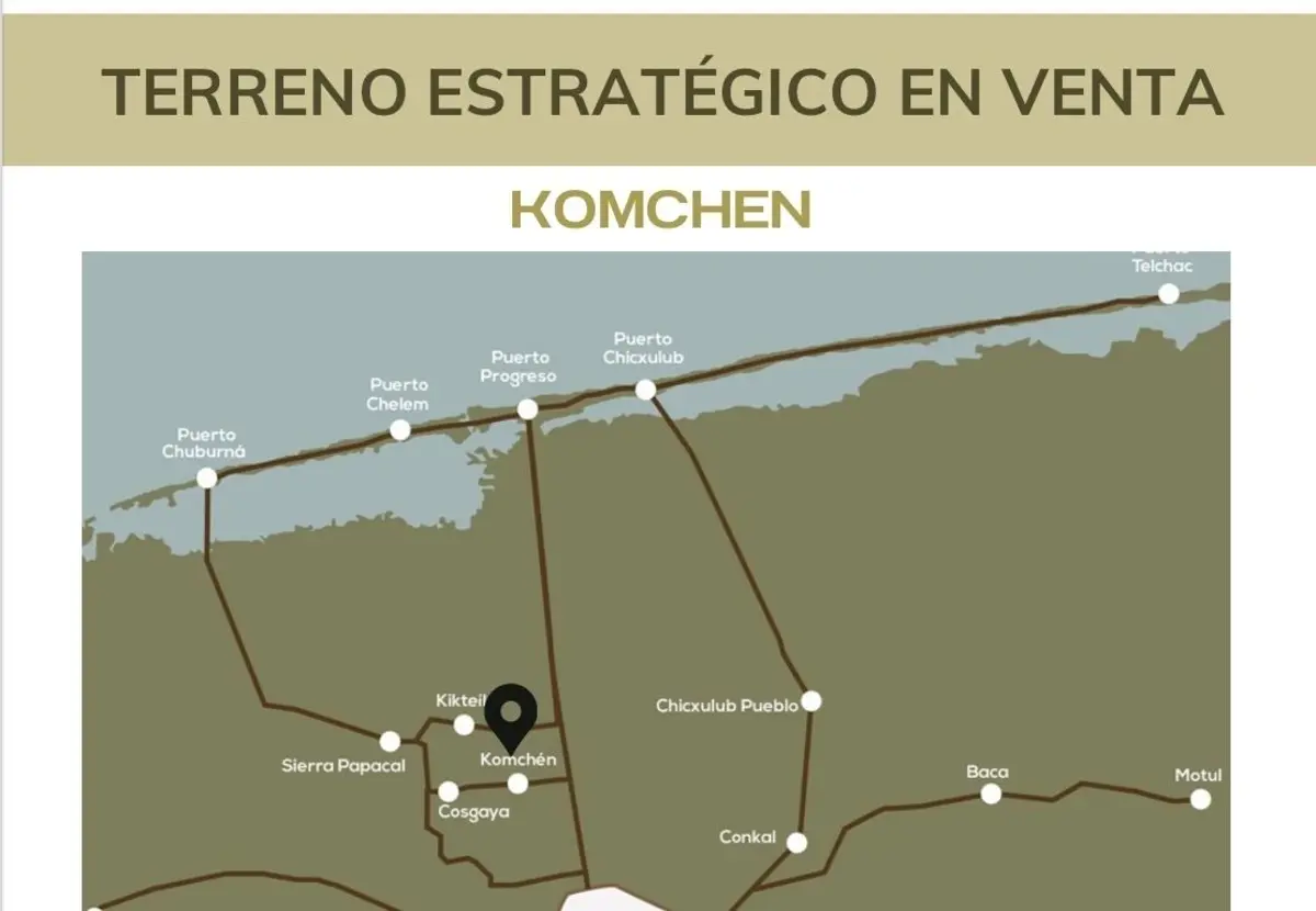 Terreno en venta en Komchen, Mérida — foto 1 de 10
