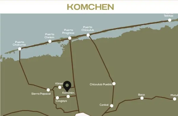 Terreno en Venta a 200 Mts de Calle Blanca en Komchen Merida Yucatan