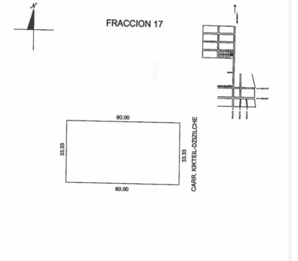 Terreno en Venta a Pie de Carretera en Komchen Merida Yucatan